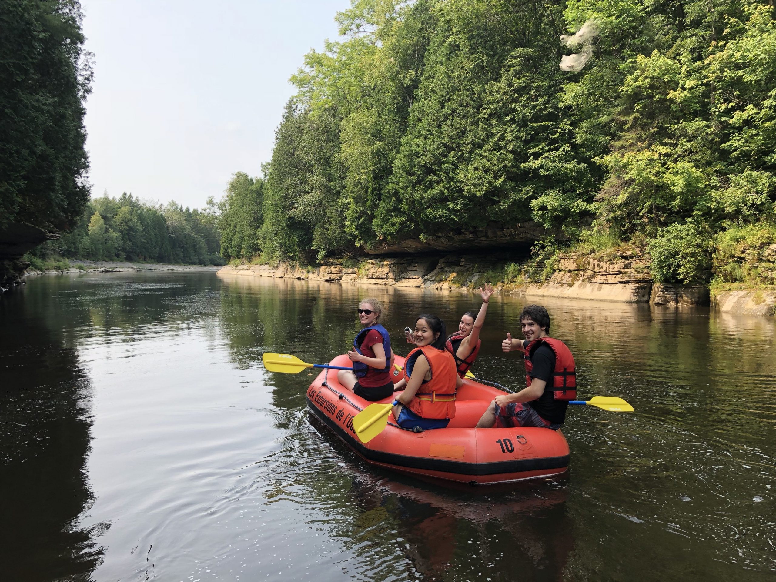Rafting with interns: thank you